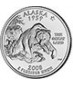 5 x 0,18 Oz Silber USA Quarter 2008-Alaska*