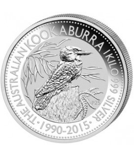 1 x 1 kg Silber Kookaburra 2015*