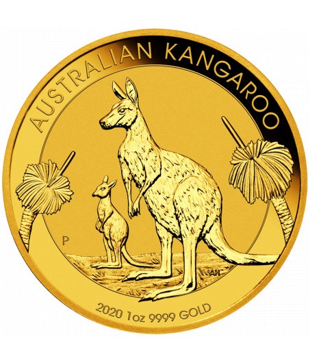 1 x 1 Oz Gold Nugget Känguru 2020