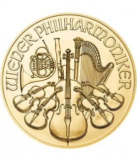 1 x 1 Oz Gold Philharmoniker