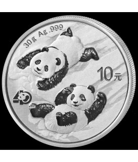 1 x 30 g Silber China Panda 2022*