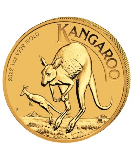 1 x 1 Oz Gold Nugget Känguru 2022