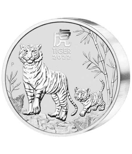 1 kg Silber Lunar III Tiger 2022*