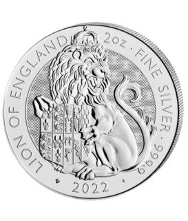2 Oz Silber Löwe von England 2022