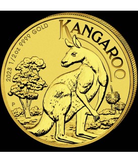 1 x 1/2 Oz Gold Australian Känguru 2023