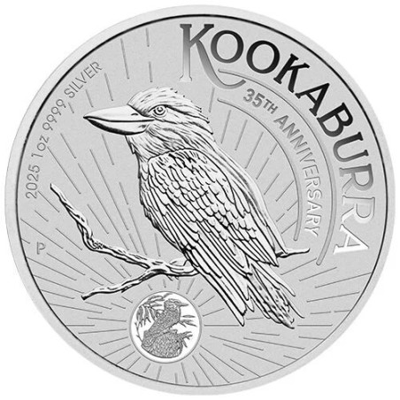 1 x 1 Oz Silber Kookaburra 2022