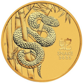 1 x 1/2 Oz Gold Lunar Schlange III 2025