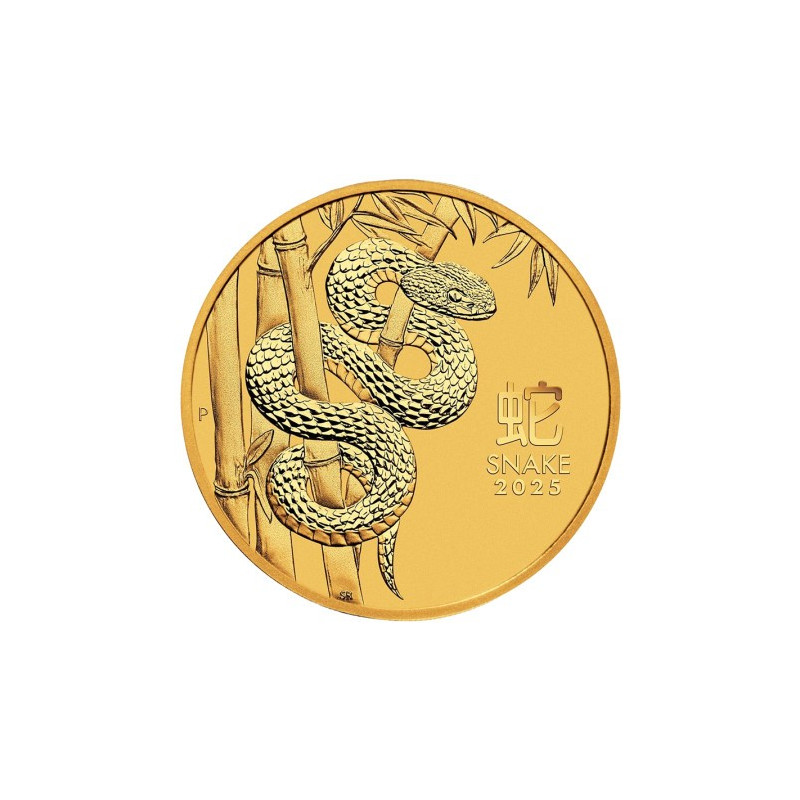 1 x 1/4 Oz Gold Lunar Schlange III 2025