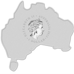 1 x 1 Oz Silber Australian Schnabeltier color