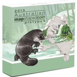 1 x 1 Oz Silber Australian Schnabeltier color