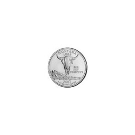5 x 0,18 Oz Silber USA Quarter 2007-Montana*