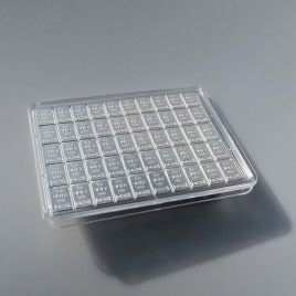50 x 1g Silbertafeln, Tafelbarren