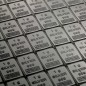 50 x 1g Silbertafeln, Tafelbarren
