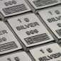 50 x 1g Silbertafeln, Tafelbarren