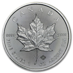1 x 1 Oz Silber Maple Leaf 2025