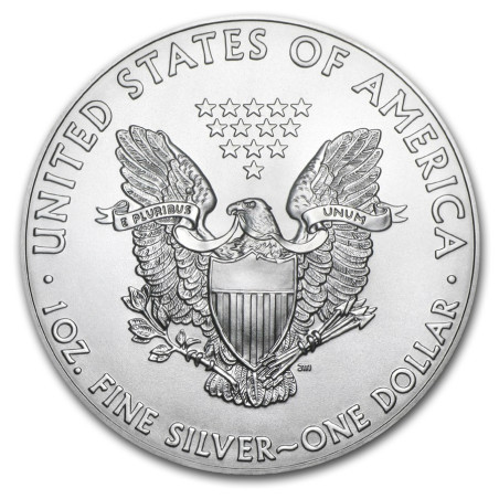 1 x 1 Oz Silber American Eagle 2007*