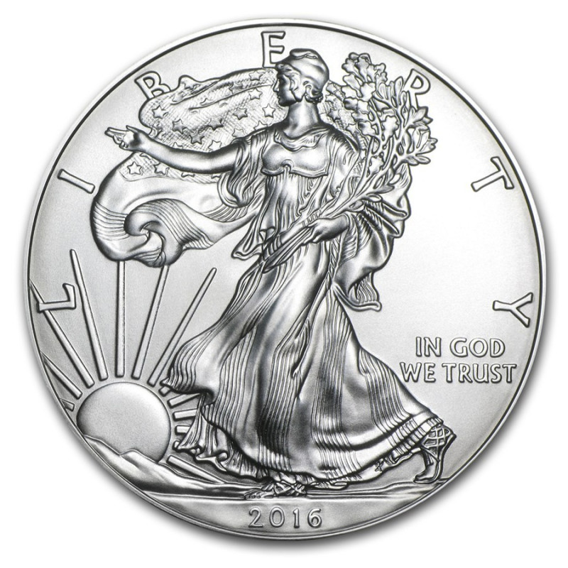 1 x 1 Oz Silber American Eagle 2007*