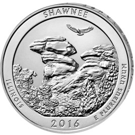 1 x 5 Oz Silber America the Beautiful Shawnee Illionois 2016* 