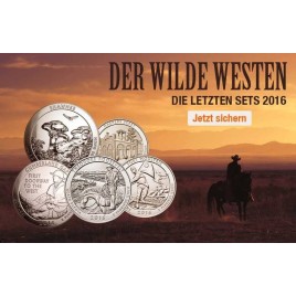 5 x 5 Oz America the Beautiful 2016 komplett-Silber*