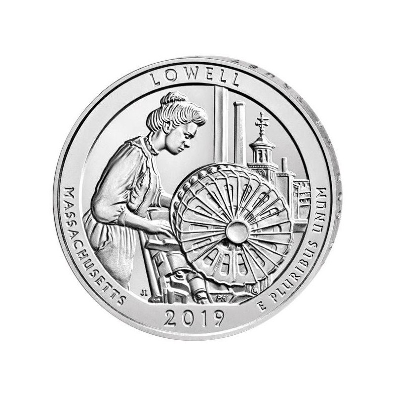 5 Oz Silber America the Beautiful Lowell 19*