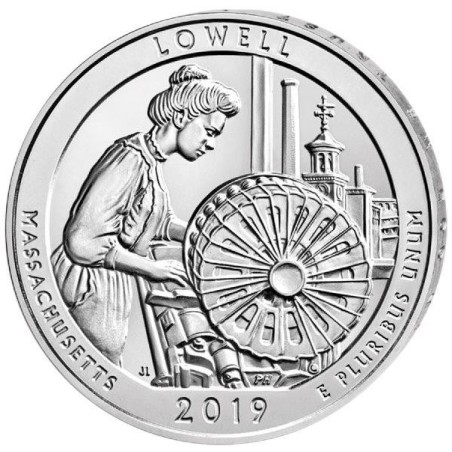 1 x 5 Oz Silber America the Beautiful Lowell 19*