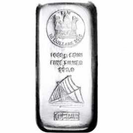 1 x 1 kg Silberbarren - Argor-Heraeus*