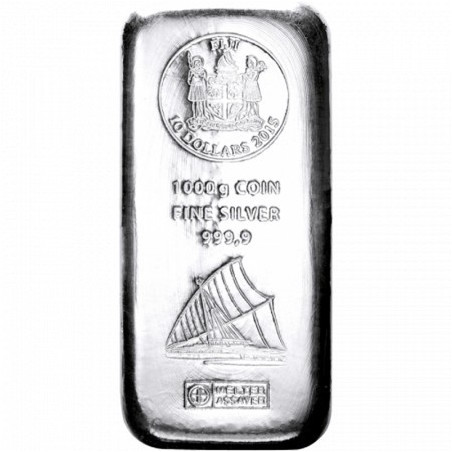 1 x 1 kg Silberbarren - Argor-Heraeus*