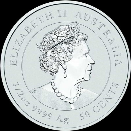 1 x 1/2 Oz Silber Lunar III Ochse 2021*