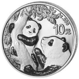 1 x 30 g Silber China Panda 2021*