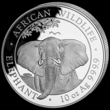 10 Oz Silber Somalia Elefant 21*