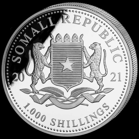 10 Oz Silber Somalia Elefant 21*