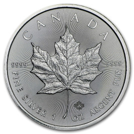 1 x 1 Oz Silber Maple Leaf 2016