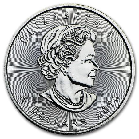 1 x 1 Oz Silber Maple Leaf 2016*