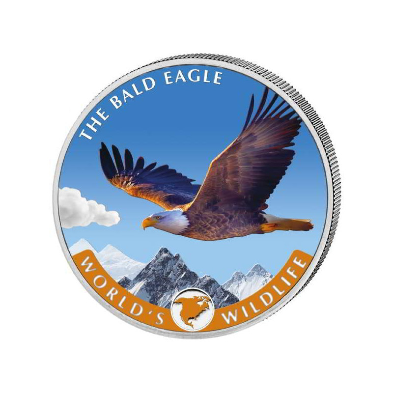 1 x 1 Oz Silber Adler color 21*