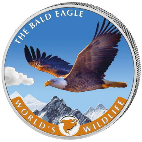 1 x 1 Oz Silber Adler color 21*