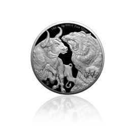 1 kg Silber Bulle & Bär 2022*