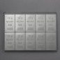 10 x 10g Silbertafeln, Combibar