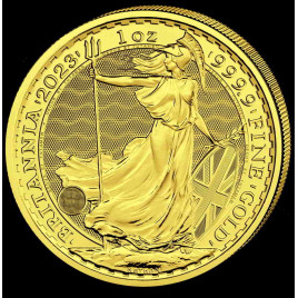 1 x 1 oz Gold Britannia 2023