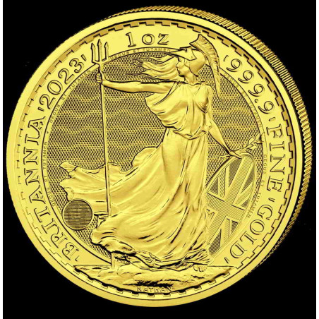 1 x 1 oz Gold Britannia 2023