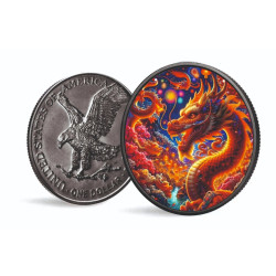 1 Oz Silber American Eagle-Dragon-Power 2024*