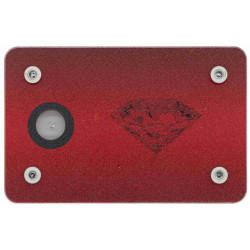 Mini Diamant - Geschenkkarte - Rot