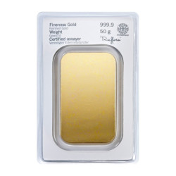 50 g Goldbarren Heraus