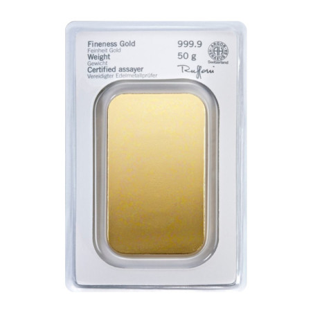 50 g Goldbarren Heraus