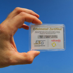 10 x 1 g Goldtafel, Tafelbarren