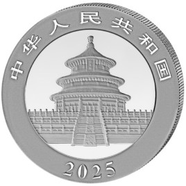 1 x 30 g Silber China Panda 2025