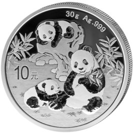 1 x 30 g Silber China Panda 2025