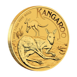 1 x 1/2 oz gold kaengaru 2025 goldmünze