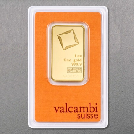 1 Unze Goldbarren Valcambi Schweiz