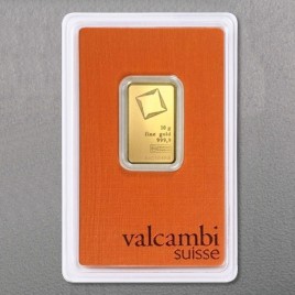 10 g Goldbarren Valcambi Schweiz