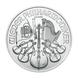 1 x 1 Oz Silber Philharmoniker 2021*